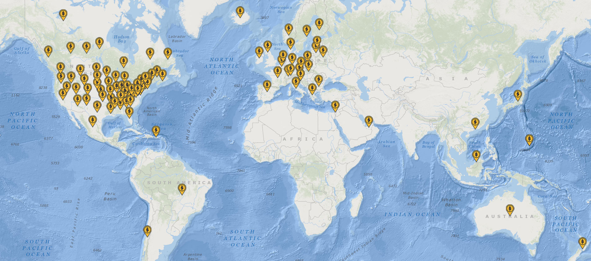 image of sales map website